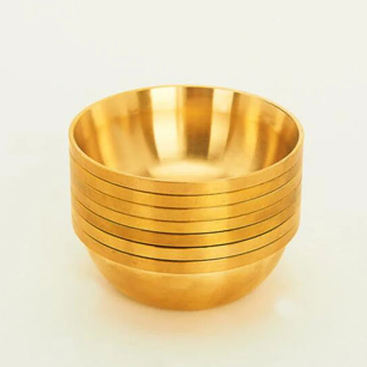 Copper Tibetan Bowl Buddha Disciples to Supply Water Meditation Mini Brass Cup Home Desk Decor