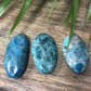 Natural Apatite palm stones and crystals healing quartz minerals massage gemstones for gifts