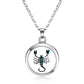 12 Constellations Styles Magnetic Aromatherapy Necklace Jewelry Perfume Pendant Stainless Steel Essential Oil Diffuser Lockets