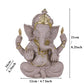 Vilead Sandstone Indian Ganesha Elephant God Statue Religious Hindu Fengshui Buddha Sculpture Shop Office Home Decoration Crafts