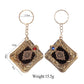 Muslim New Style Can Read Key ring Ark Quran Islamic Pendant Keychain Real Paper Pendant Religious Jewelry Wholesale