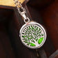 New 12 Constellations Aroma Necklace Stainless Steel Magnetic Pendant Aromatherapy Essential Oil Diffuser Perfume Locket Jewelry