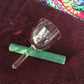 99.99% crystal singing handle bowl with 432hz perfect musical note E or F or F# note or G note for sound music chakra balancing