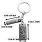 ISLAM Muslim Ayatul Kursi Shahada stainless steel key chains key ring