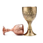 Wine Glasses Vintage Mediterranean Sea Goblet 40/120ML Drinkware Copper Mugs Handmade Engraving Flower Pattern Cup Drinkware