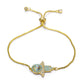 Juya Handmade Copper Adjustable Chains Micro Pave Zircon Enamel Greek Evil Eye Of Fatima Hamsa Hand Bracelets For Women Men