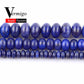 Wholesale Natural Stone Lapis Lazuli Rondelle Beads For Needlework Jewelry Making 2x4x6x8mm Abacus Beads Diy Bracelet 15"