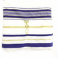 JKRISING Messianic Jewish Tallit Blue and Gold Prayer Shawl Talit and Talis Bag Prayer scarfs