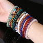 6MM Natural Stone Loose Spacer Beads Bracelet Men Power Charm Bracelet Energy Yoga Mala stretch Bracelets for women