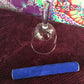 99.99% crystal singing handle bowl with 432hz perfect musical note E or F or F# note or G note for sound music chakra balancing