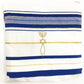Messianic Tallit Prayer Shawl Talit Blue And Gold With Talis Bag Israel Tallit
