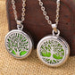 12 Constellations Styles Magnetic Aromatherapy Necklace Jewelry Perfume Pendant Stainless Steel Essential Oil Diffuser Lockets