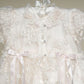 Infant Girl Dress and Hat Set Lace White Newborn Baptism Dress for Girls 3M 6M 1Year Birthday Flower Girl Dress Christening Gown