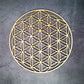 Wooden Flower Of Life Christmas Ornaments, Sacred Geometry Ornaments Home Decoration, Wood Sign Wall Art Seed of Life  Coaster