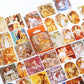 Journamm 45pcs/lot World Famous Paintings Series Mini Box Stickers Scrapbooking Creative Decorative Stationery Sealing Stickers