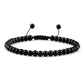 Adjustable Mini Natural Stone Lava Tiger Eye Beaded Bracelets & Bangle for Women Men Chakra Beads Braided Bracelet Charm Jewelry