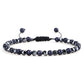 Adjustable Mini Natural Stone Lava Tiger Eye Beaded Bracelets & Bangle for Women Men Chakra Beads Braided Bracelet Charm Jewelry