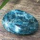 Natural Apatite palm stones and crystals healing quartz minerals massage gemstones for gifts