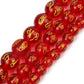 6/8/10mm Six Word Mantra Prayer Feng Shui Beads Round Shape Buddha Beads for DIY Bracelet Jewelry Making Accessories 15inches