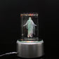 Church Souvenirs Crystal Cube Jesus 3D Quartz Crystals Laser Engraved Jesus Holy Statues Christian Decoration