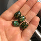 Green Red Prayer Mala Black Tibetan Mystical Agates Dzi Stone Beads Oval 9 eyed Beads for jewelry making bracelet Religion faith