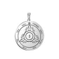 Key of Solomon Pendant for Necklace Stainless Steel Jewelry Amulet Mystical Moon Saturn Jupiter Sun Venus Mars Mercury Charms