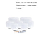 KVKA  6 -12 Inch  Frosted Quartz Crystal Singing Bowl 440hz or 432hz 7 Notes CDEFGAB Set of 7Pcs for Yoga Sound Bath Healing