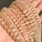 Natural Moon Stone Beads White Cat Eye Round Loose Beads 4/6/8/10/12mm Jewelry Making DIY Bracelet 15" Strand