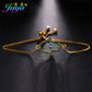 Juya Handmade Copper Adjustable Chains Micro Pave Zircon Enamel Greek Evil Eye Of Fatima Hamsa Hand Bracelets For Women Men
