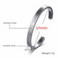 MEN TWISTED C BANGLE WITH SMALL WRIST MOBIUS BRACELET ANTIQUE SILVER COLOR STACKING CUFF BANGLE STAINLESS STEEL UNISEX JEWELRY