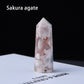 Runyangshi Crystal Point Prism Crafts Natural Stone Quartz Tower 36 Colors Energy Mineral Wand Home Decoration