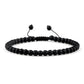 Adjustable Mini Natural Stone Lava Tiger Eye Beaded Bracelets & Bangle for Women Men Chakra Beads Braided Bracelet Charm Jewelry