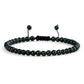 Adjustable Mini Natural Stone Lava Tiger Eye Beaded Bracelets & Bangle for Women Men Chakra Beads Braided Bracelet Charm Jewelry