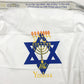 Tallit Prayer Shawl Polyester Tallit Tzitzit for Prayer With David Star Print Wash & Iron Gift Bar Mitzvah Big size