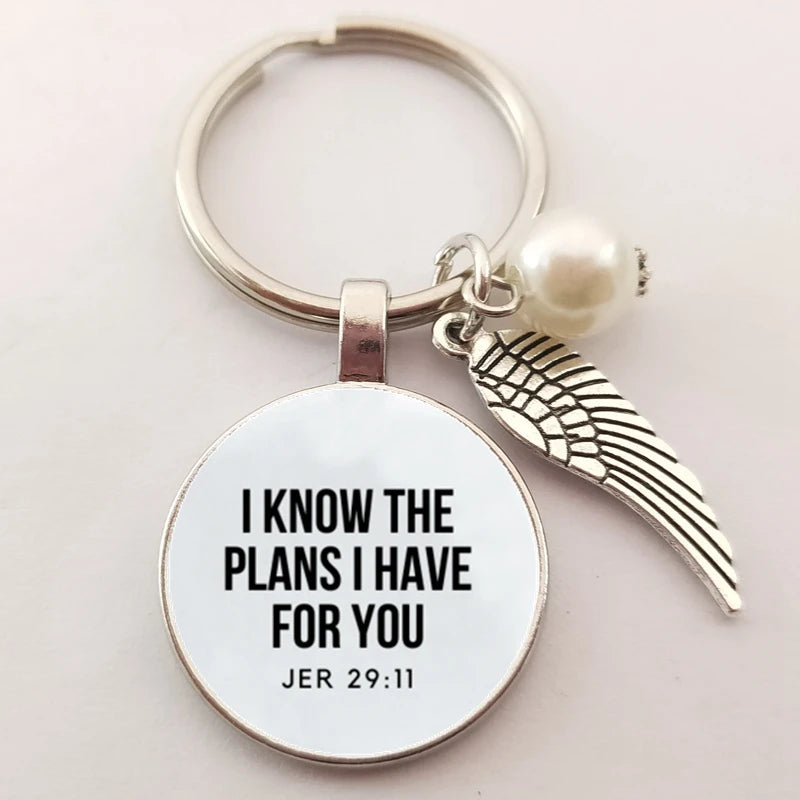 bible verse key chains faith keychain scripture quote christian jewelry for friend women men inspirational gifts