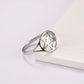 Skyrim Pentagram Hexagon Rings for Women Stainless Steel Star of David Jewish Finger Ring Religious Amulet Anniversary Jewelry