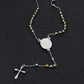 New Jesus Stainless Steel Cross Rosary Christian Catholic Religious Chain Characteristic Style Men And Women Jewelry