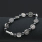 VILLWICE Catholic Rosary Bracelet St. Benedict Medal Cross Prayer Bracelets Hematite Beads Religion Jewelry Accessories