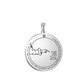 Key of Solomon Pendant for Necklace Stainless Steel Jewelry Amulet Mystical Moon Saturn Jupiter Sun Venus Mars Mercury Charms