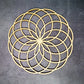 Wooden Flower Of Life Christmas Ornaments, Sacred Geometry Ornaments Home Decoration, Wood Sign Wall Art Seed of Life  Coaster