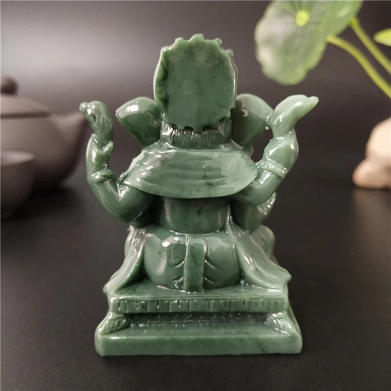 Lord Ganesha Buddha Statue Home Decoration Ganesh Elephant God Sculpture Figurines Ornaments Buddha Statues FengShui Lucky Gift