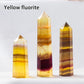 Runyangshi Crystal Point Prism Crafts Natural Stone Quartz Tower 36 Colors Energy Mineral Wand Home Decoration