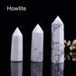 Runyangshi Crystal Point Prism Crafts Natural Stone Quartz Tower 36 Colors Energy Mineral Wand Home Decoration