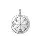 Key of Solomon Pendant for Necklace Stainless Steel Jewelry Amulet Mystical Moon Saturn Jupiter Sun Venus Mars Mercury Charms