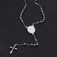 New Jesus Stainless Steel Cross Rosary Christian Catholic Religious Chain Characteristic Style Men And Women Jewelry