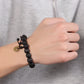 1Pc Wood Bead New Buddha Bracelet Buddhist  Bangle Prayer Beads Copper Coin Women Men Lucky Religion Bracelets Charm Jewelry