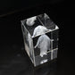 Church Souvenirs Crystal Cube Jesus 3D Quartz Crystals Laser Engraved Jesus Holy Statues Christian Decoration
