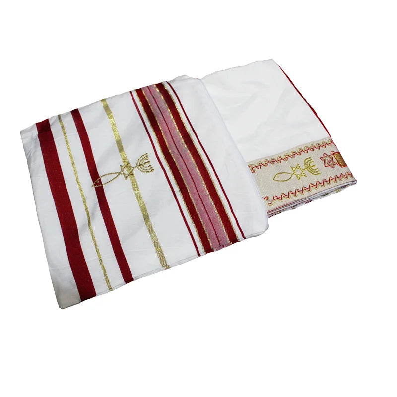 Messianic Tallit Prayer Shawl Talit Blue And Gold With Talis Bag Israel Tallit