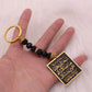 Muslim arabic travel Dua/Dua al safar AYATUL KURSI stainless steel car key chains