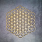 Wooden Flower Of Life Christmas Ornaments, Sacred Geometry Ornaments Home Decoration, Wood Sign Wall Art Seed of Life  Coaster